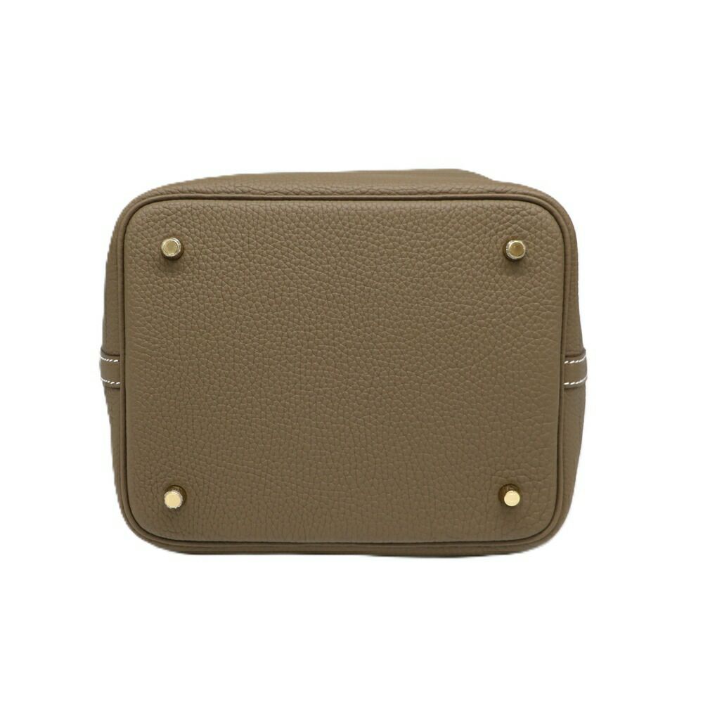 【リユース品】 エルメス HERMES バッグ ハンドバッグ ピコタンロック MM グレー 【お取り寄せ】