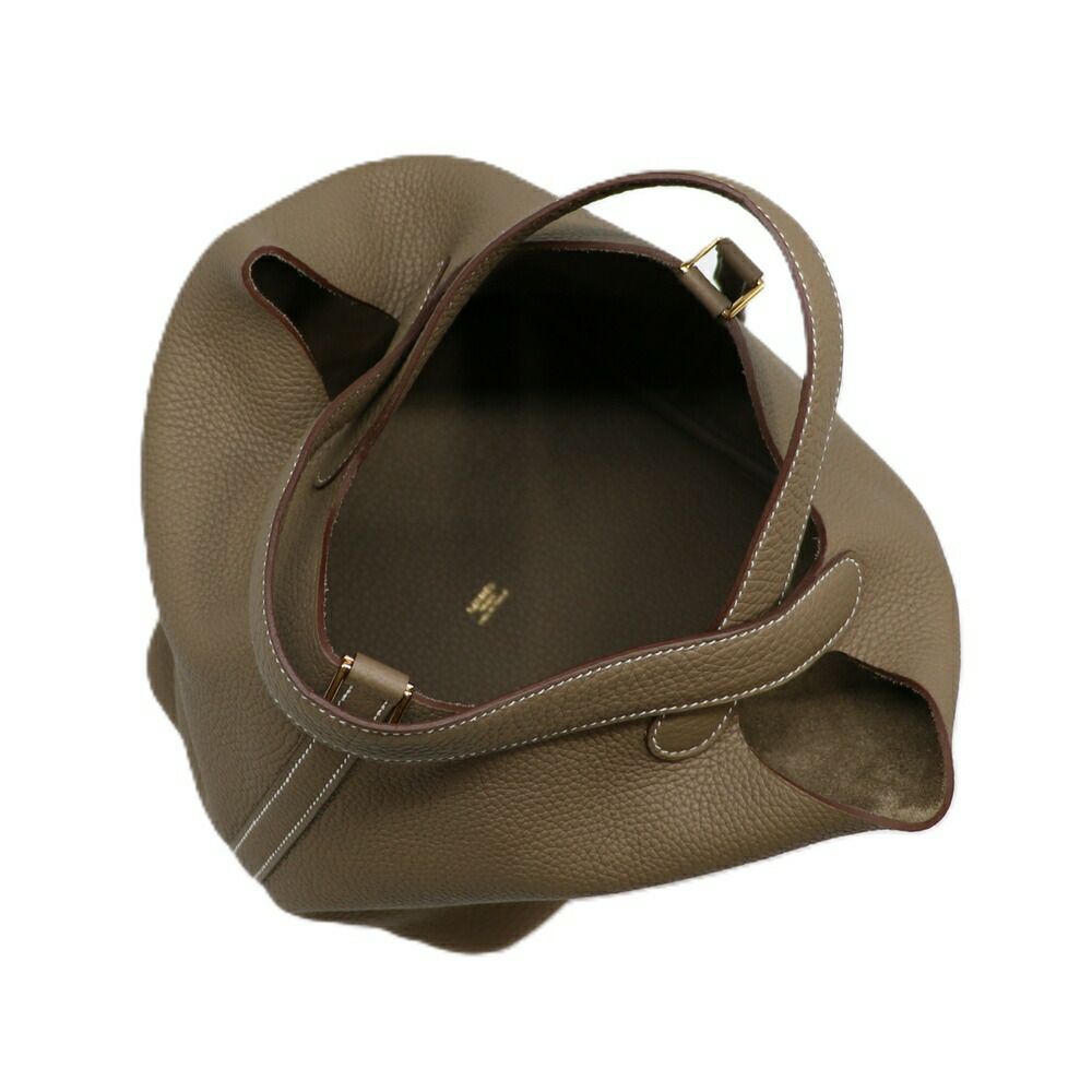 【リユース品】 エルメス HERMES バッグ ハンドバッグ ピコタンロック MM グレー 【お取り寄せ】