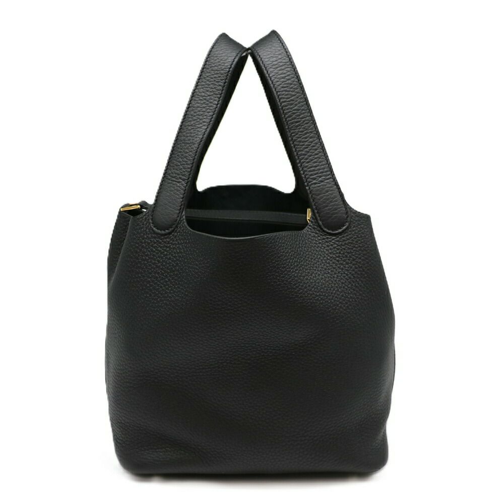 【リユース品】 エルメス HERMES バッグ ハンドバッグ ピコタンロック MM ブラック 【お取り寄せ】