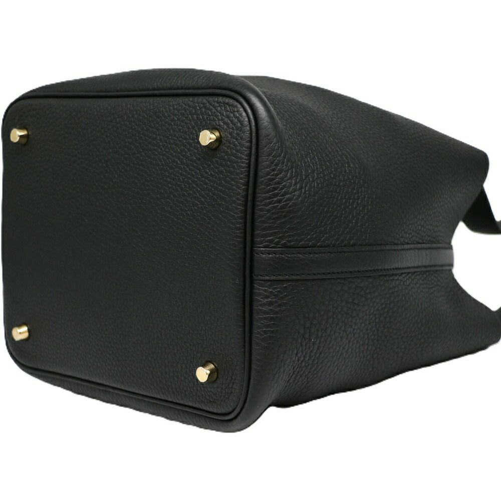 【リユース品】 エルメス HERMES バッグ ハンドバッグ ピコタンロック MM ブラック 【お取り寄せ】