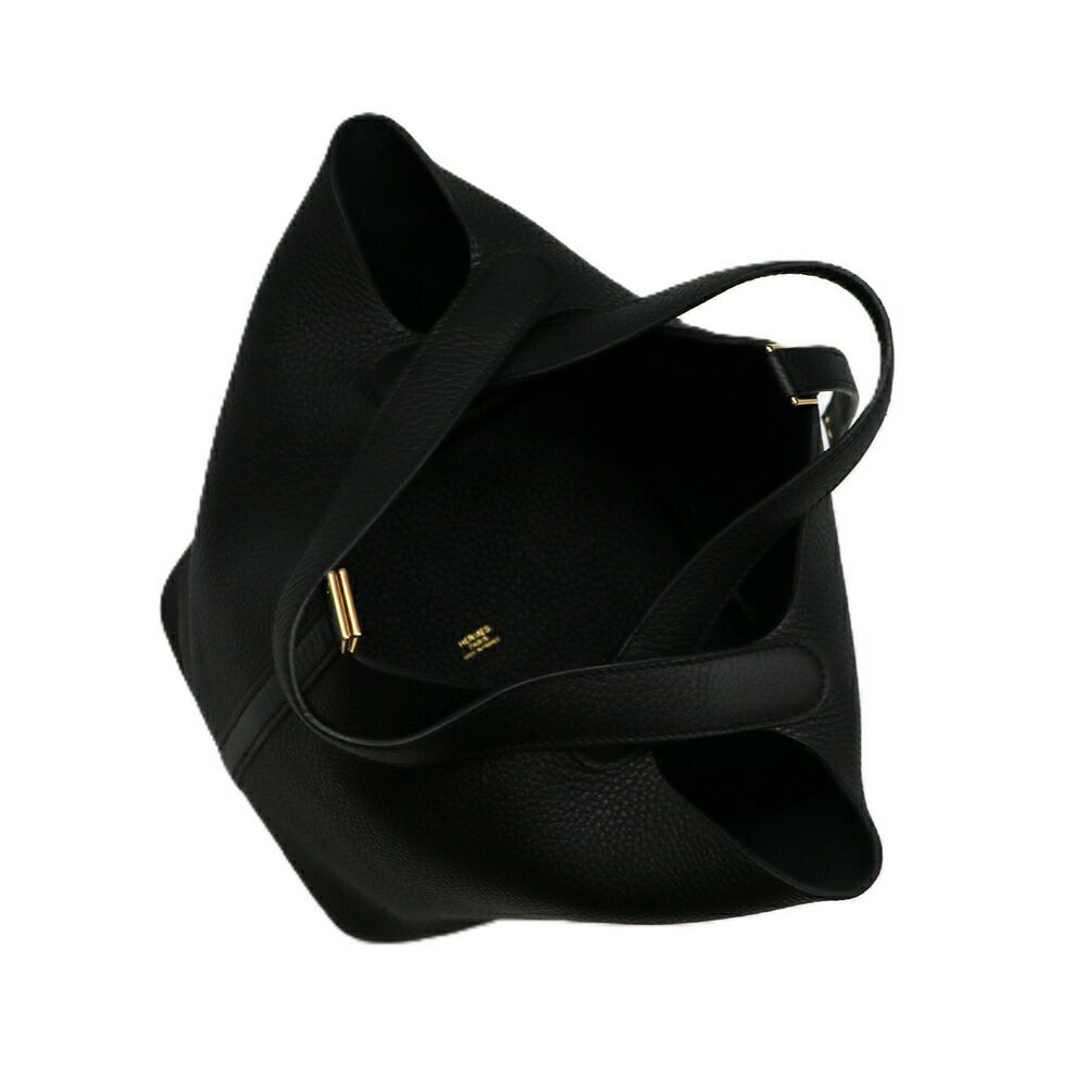 【リユース品】 エルメス HERMES バッグ ハンドバッグ ピコタンロック MM ブラック 【お取り寄せ】