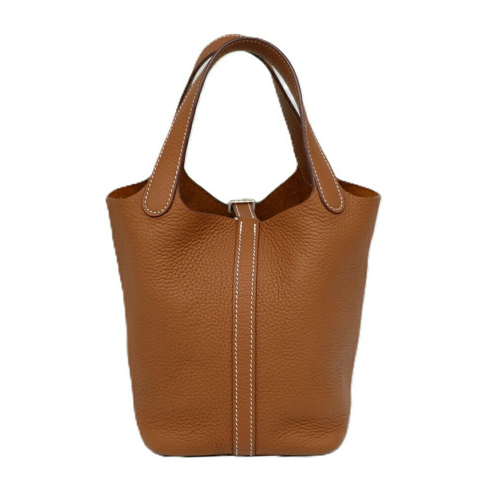 【リユース品】 エルメス HERMES バッグ ハンドバッグ ピコタンロック PM ブラウン 【お取り寄せ】