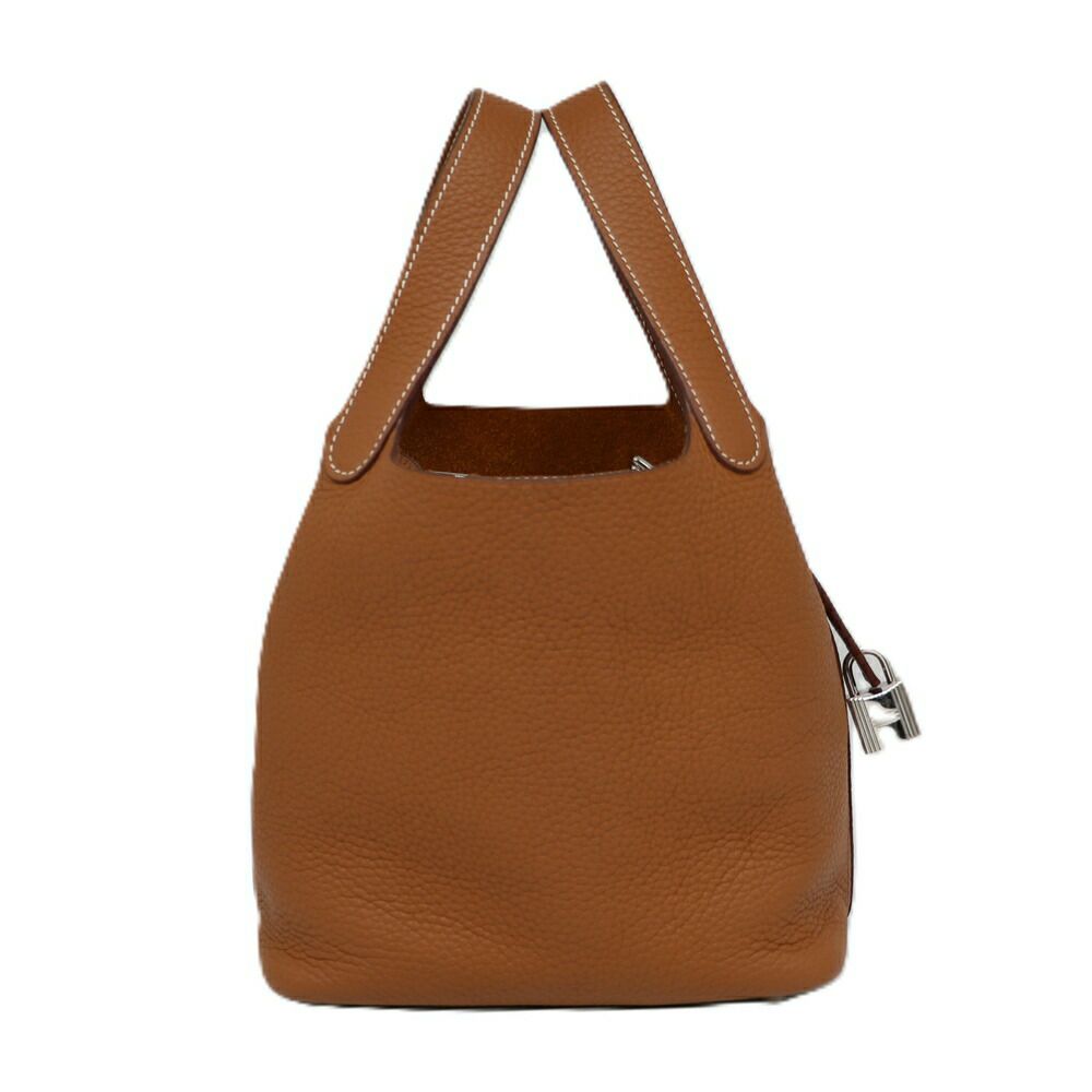 【リユース品】 エルメス HERMES バッグ ハンドバッグ ピコタンロック PM ブラウン 【お取り寄せ】