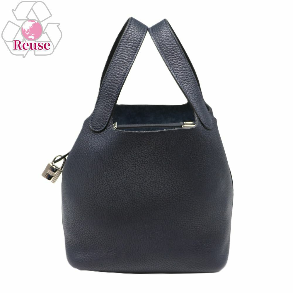 【リユース品】 エルメス HERMES バッグ ハンドバッグ ピコタンロック PM ネイビー 【お取り寄せ】