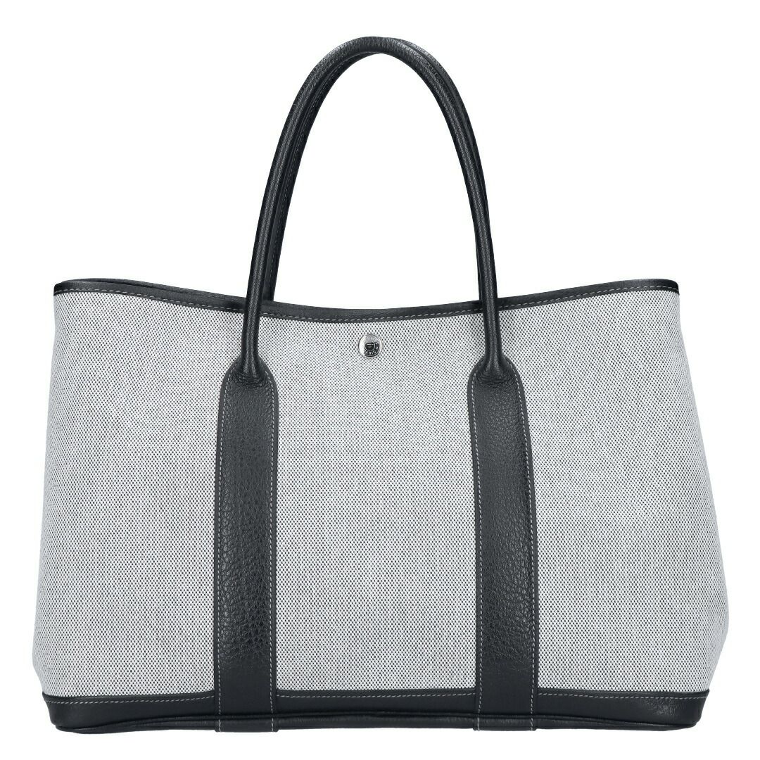 【リユース品】 エルメス HERMES バッグ ハンドバッグ ガーデンパーティPM グレー 【お取り寄せ】