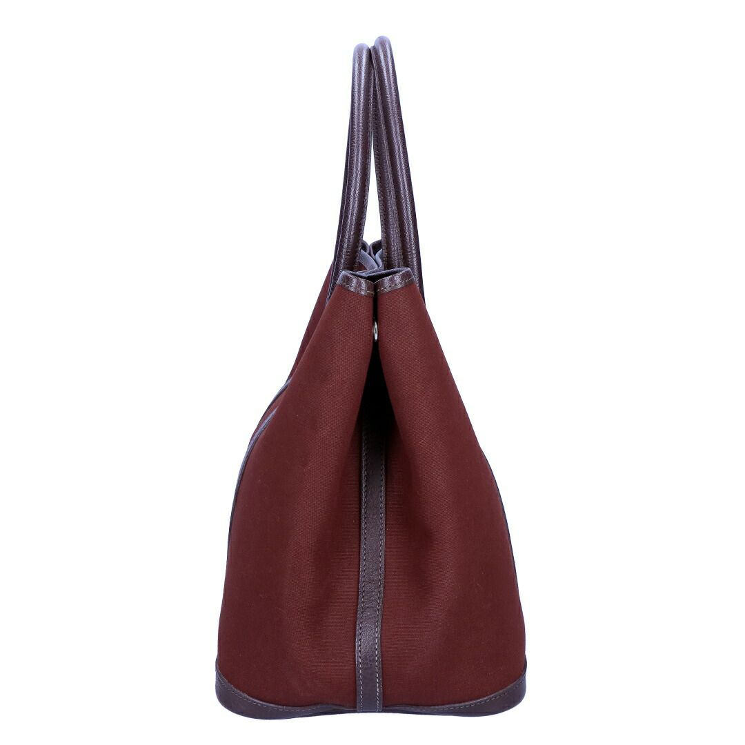【リユース品】 エルメス HERMES バッグ ハンドバッグ ガーデンパーティPM ワインレッド 【お取り寄せ】