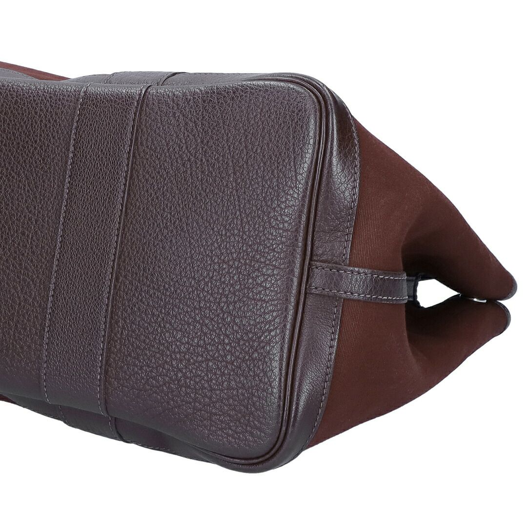 【リユース品】 エルメス HERMES バッグ ハンドバッグ ガーデンパーティPM ワインレッド 【お取り寄せ】