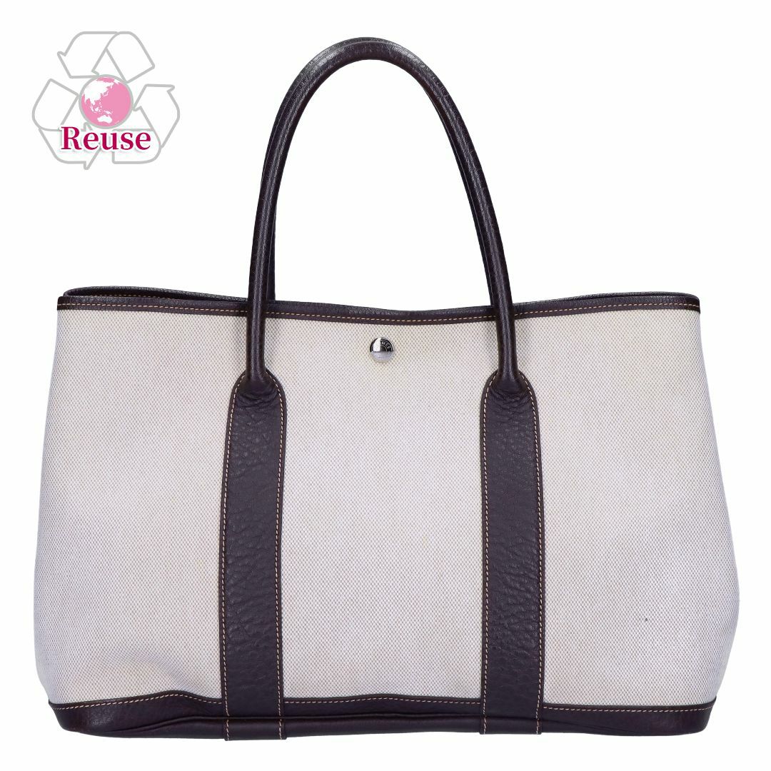 【リユース品】 エルメス HERMES バッグ ハンドバッグ ガーデンパーティPM ベージュ 【お取り寄せ】