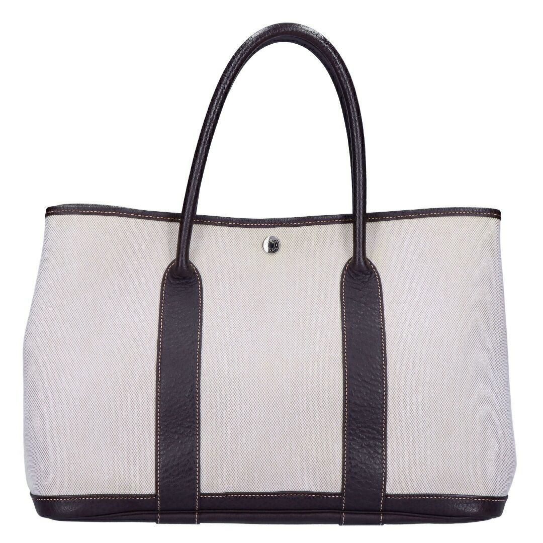 【リユース品】 エルメス HERMES バッグ ハンドバッグ ガーデンパーティPM ベージュ 【お取り寄せ】
