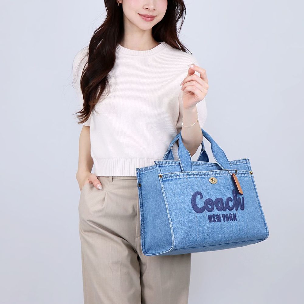 コーチ COACH 2WAYバッグ DNM デニム カーゴトート CR657 B4/IN INDIGO