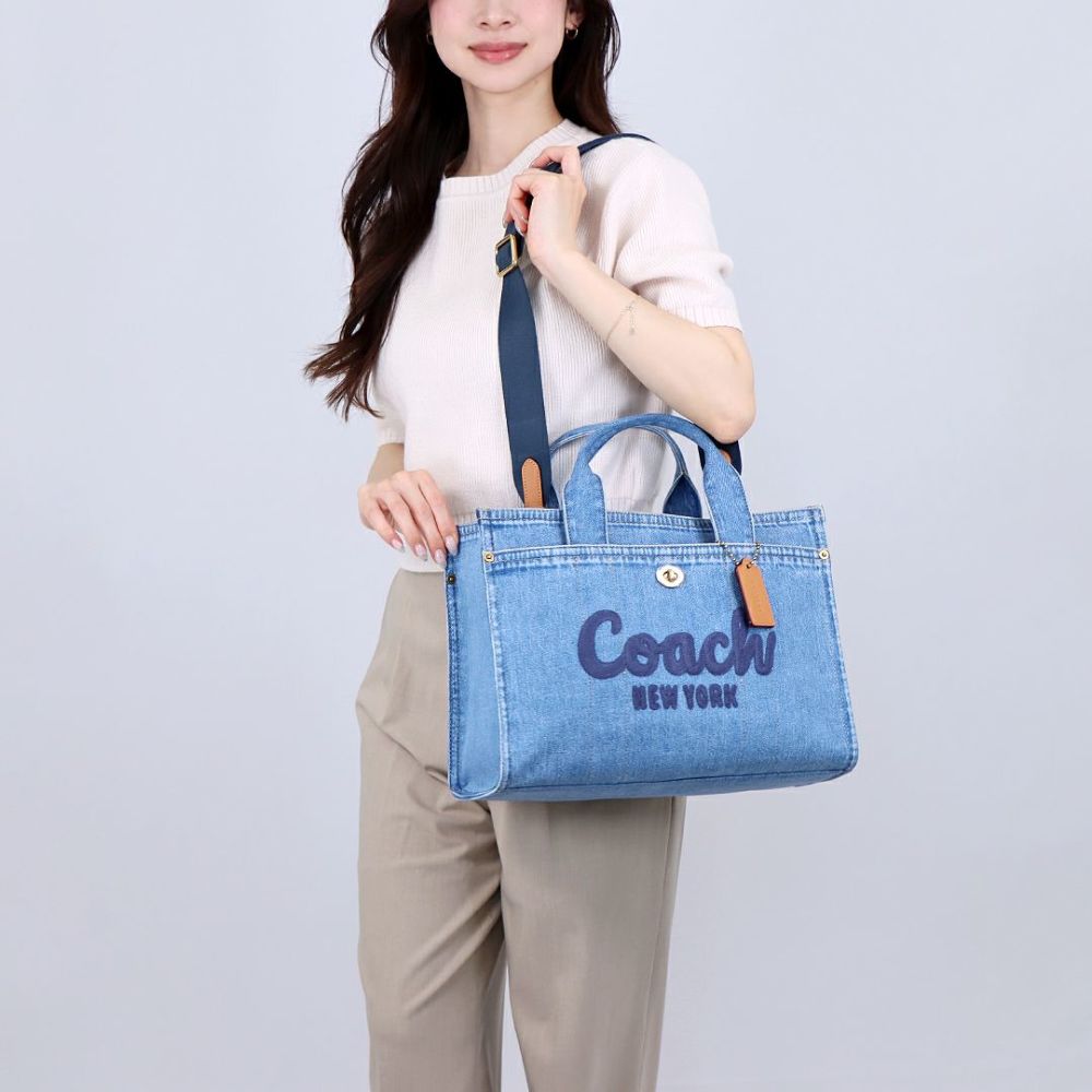 コーチ COACH 2WAYバッグ DNM デニム カーゴトート CR657 B4/IN INDIGO
