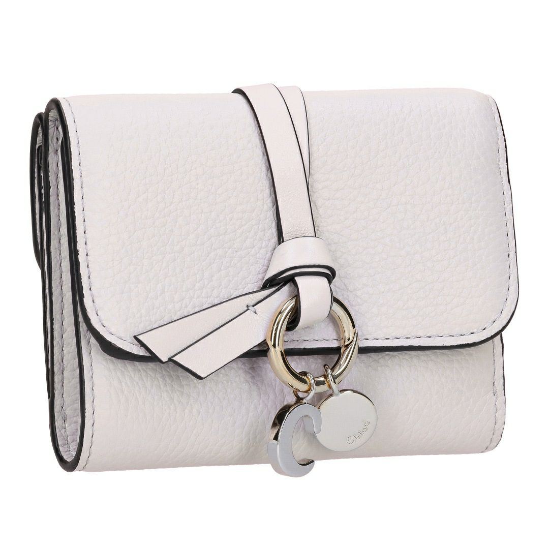 クロエ CHLOE 折財布 三つ折り財布 コンパクトウォレット ALPHABET アルファベット CHC21WP945F57 084 WILD GREY