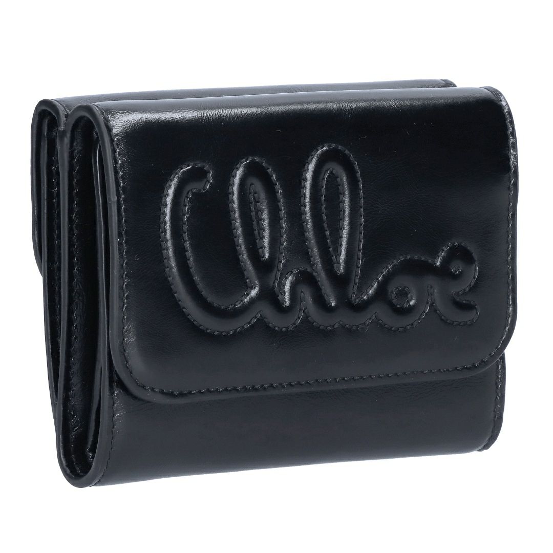クロエ CHLOE 折財布 三つ折り財布 コンパクトウォレット CHLOE C クロエ C CHC24WP448O16 001 BLACK スモールトリフォールドウォレット
