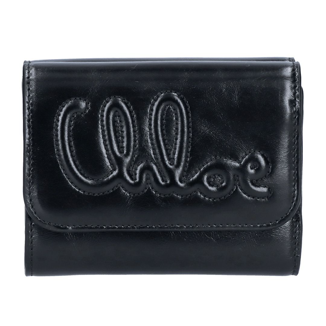 クロエ CHLOE 折財布 三つ折り財布 コンパクトウォレット CHLOE C クロエ C CHC24WP448O16 001 BLACK スモールトリフォールドウォレット