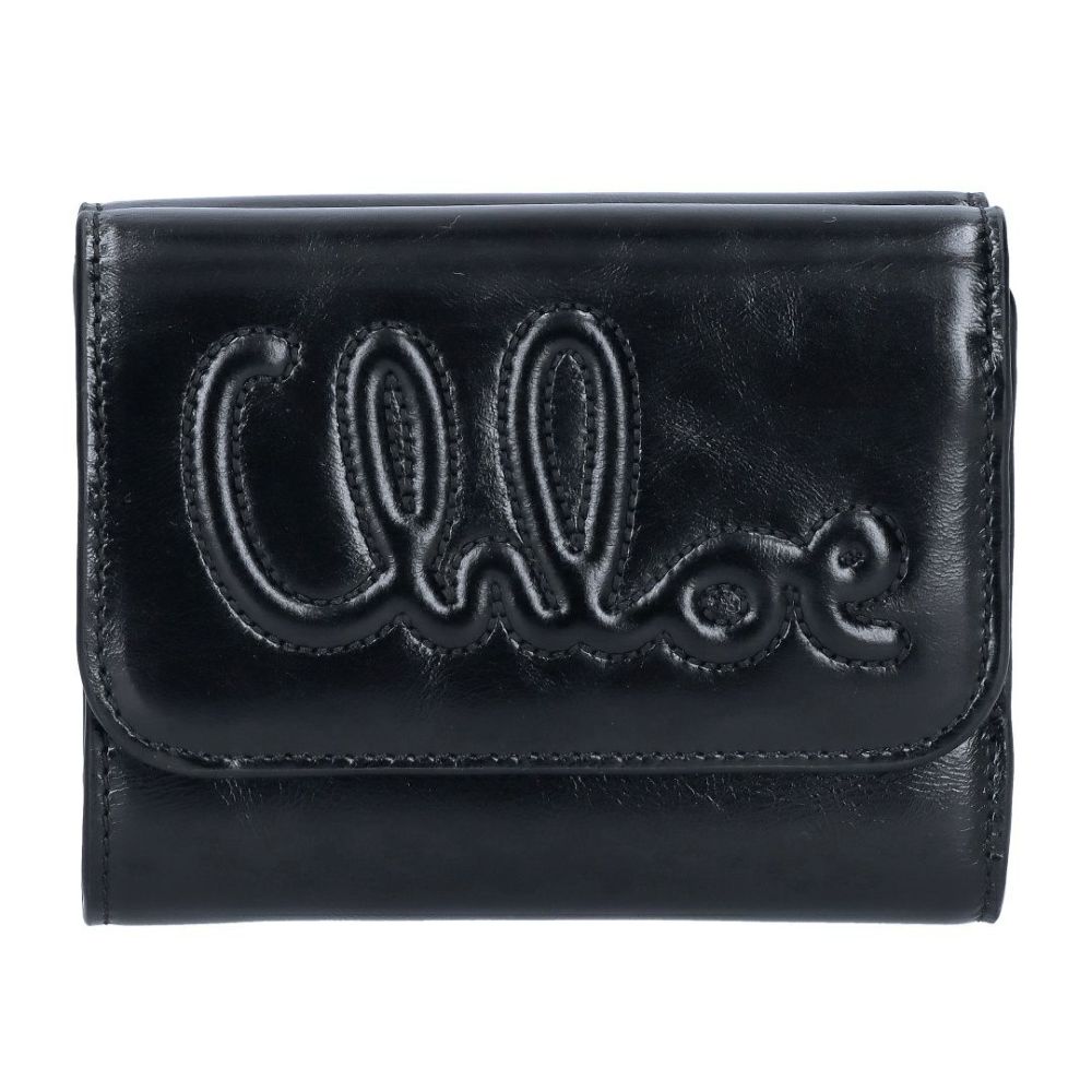 クロエ CHLOE 折財布 三つ折り財布 コンパクトウォレット CHLOE C クロエ C CHC24WP448O16 001 BLACK スモールトリフォールドウォレット