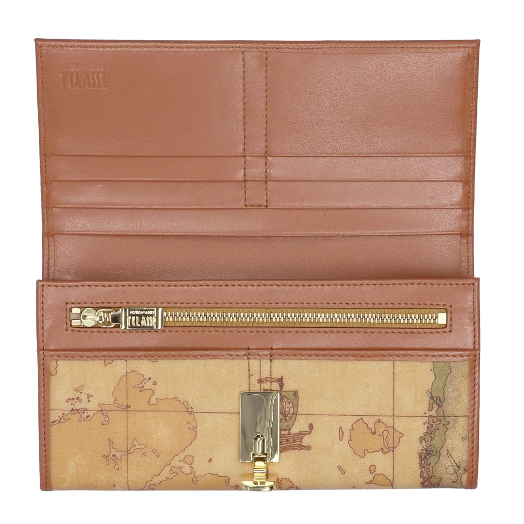 プリマクラッセ PRIMA CLASSE 長財布 地図柄 PM W003 6000 NATURAL