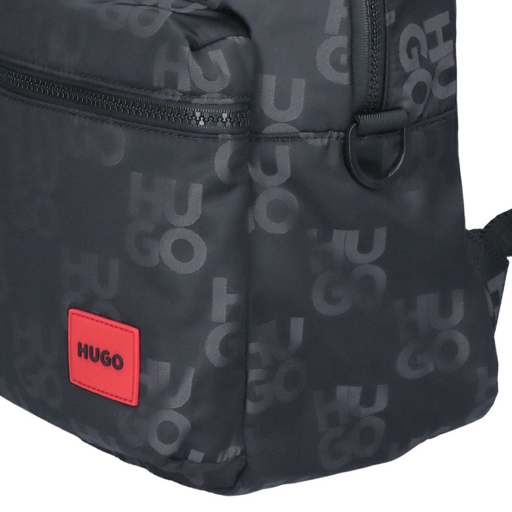 ヒューゴボス HUGO BOSS リュックサック バックパック HUGO RED 50529424 004 BLACK