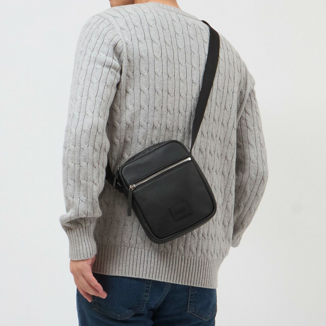 ヒューゴボス HUGO BOSS ショルダーバッグ HUGO RED 50535669 001 BLACK