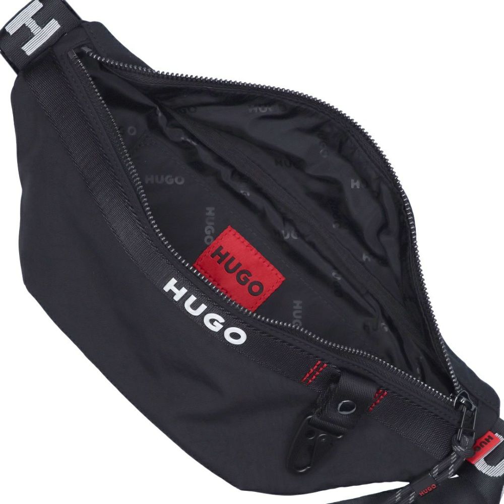 ヒューゴボス HUGO BOSS ウエストバッグ ベルトバッグ HUGO RED 50536023 001 BLACK