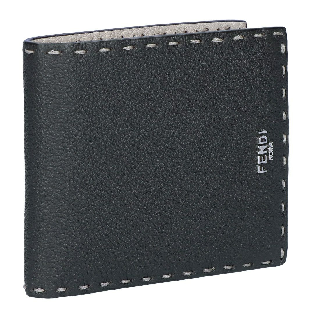 フェンディ FENDI メンズ 折財布 二つ折財布 小銭入れ無し セレリア 7M0193 AP3C F1RI3