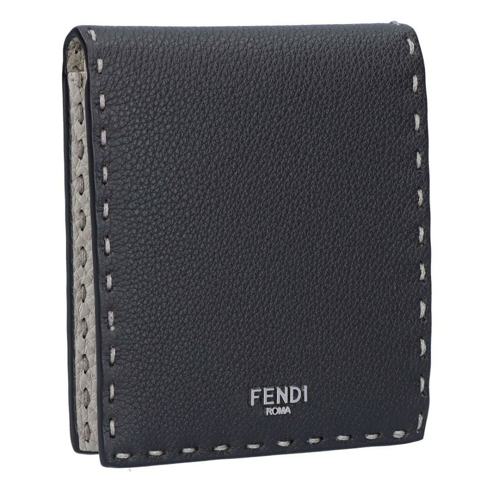 フェンディ FENDI メンズ 折財布 二つ折財布 小銭入れ無し セレリア 7M0193 AP3C F1RI3