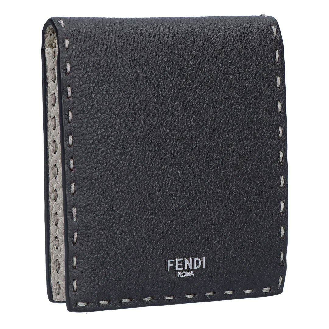 フェンディ FENDI メンズ 折財布 二つ折財布 小銭入れ無し セレリア 7M0193 AP3C F1RI3