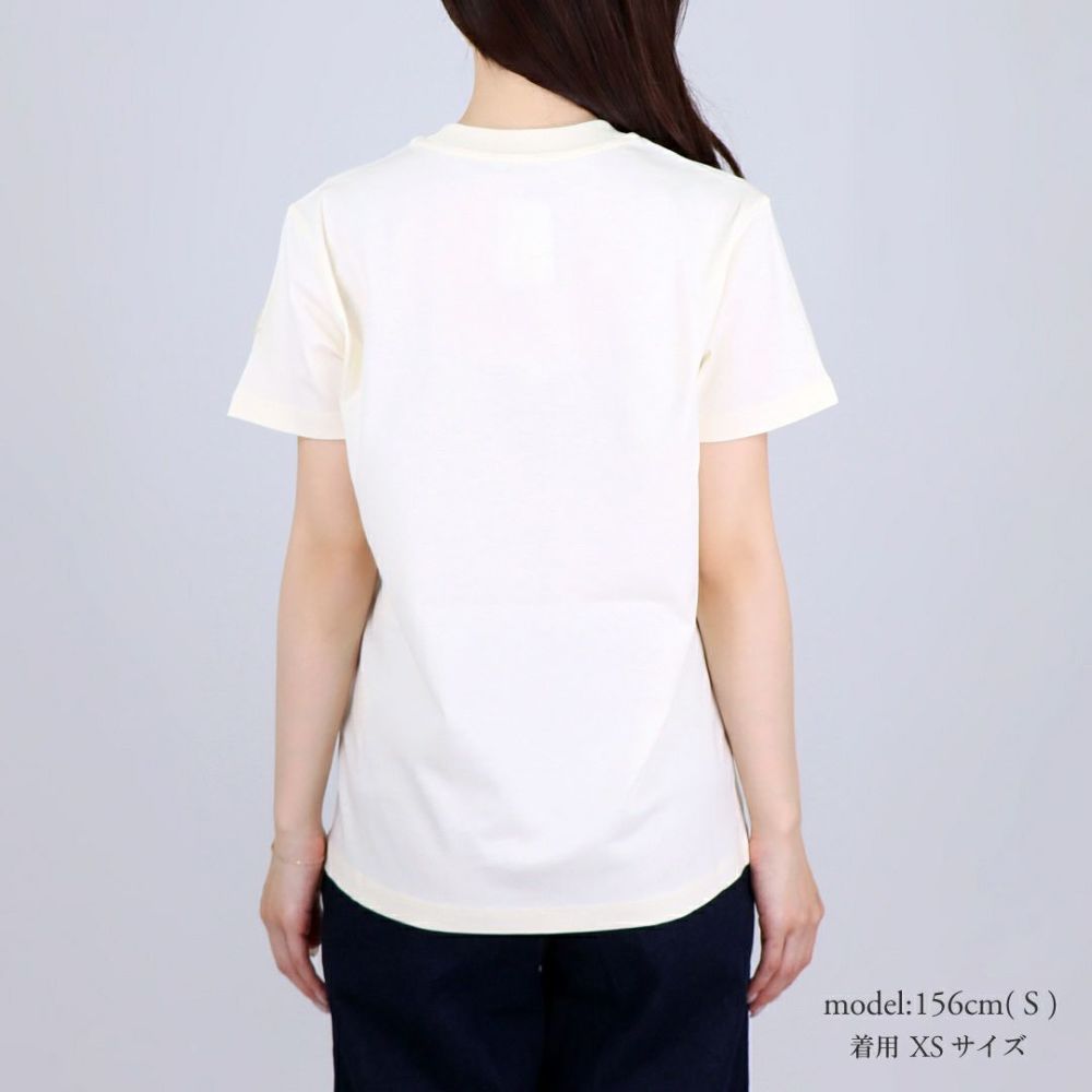 モンクレール MONCLER レディース ロゴ刺繍 Tシャツ 8C000 08 89AUO