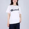 マックスマーラウィークエンド MAXMARA WEEKEND レディース 半袖 Tシャツ ロゴ OLGA 5971045206004 BIANCA SCRITTA BLUE
