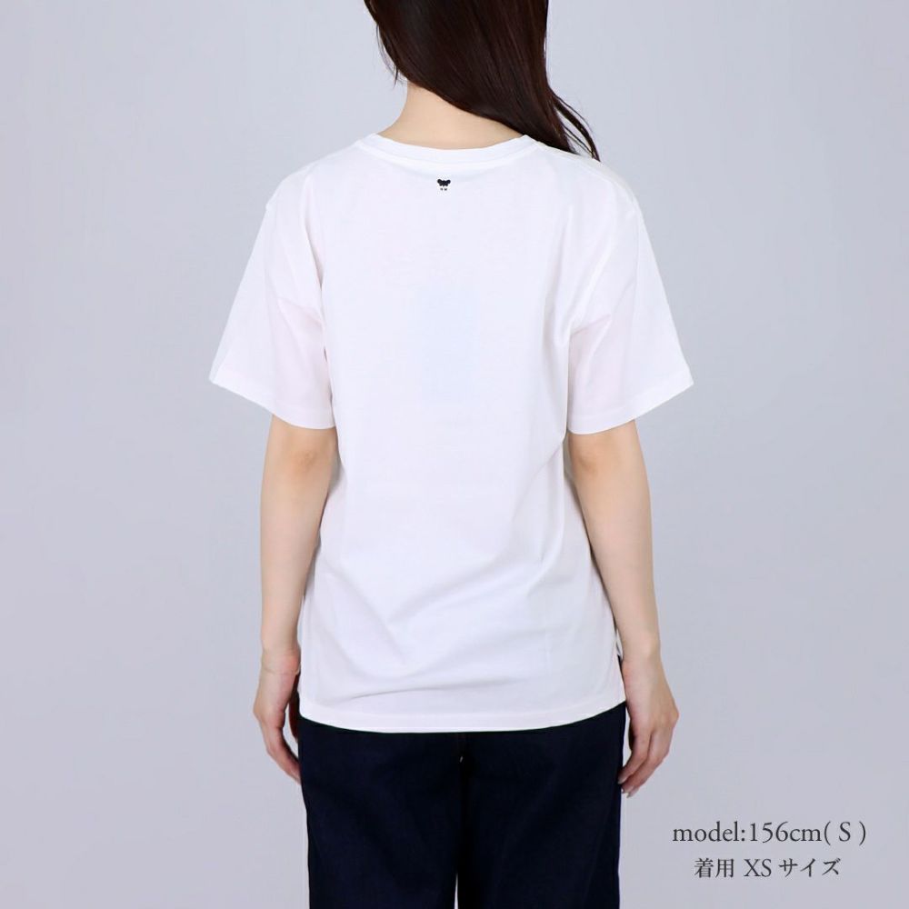 マックスマーラウィークエンド MAXMARA WEEKEND レディース 半袖 Tシャツ ロゴ OLGA 5971045206004 BIANCA SCRITTA BLUE