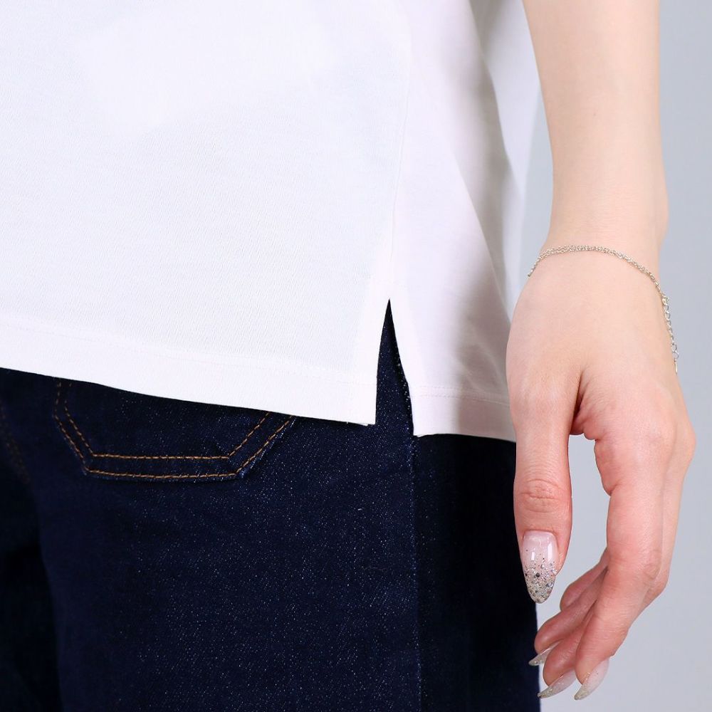 マックスマーラウィークエンド MAXMARA WEEKEND レディース 半袖 Tシャツ ロゴ OLGA 5971045206004 BIANCA SCRITTA BLUE