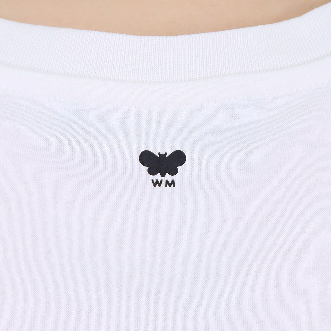 マックスマーラウィークエンド MAXMARA WEEKEND レディース 半袖 Tシャツ ロゴ OLGA 5971045206004 BIANCA SCRITTA BLUE