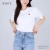 コムデギャルソン COMME DES GARCONS ユニセックス 半袖 Tシャツ PLAY プレイ AX-T304 ハート ロゴ メンズ レディース