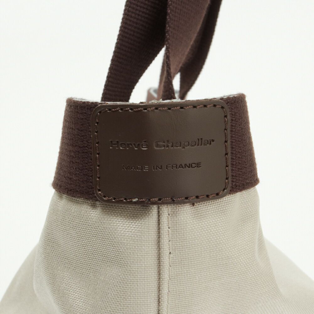 エルベシャプリエ バッグ HERVE CHAPELIER 707C コーデュラ舟型 トートバッグ（M） 63/69 6369 Mastic Moka
