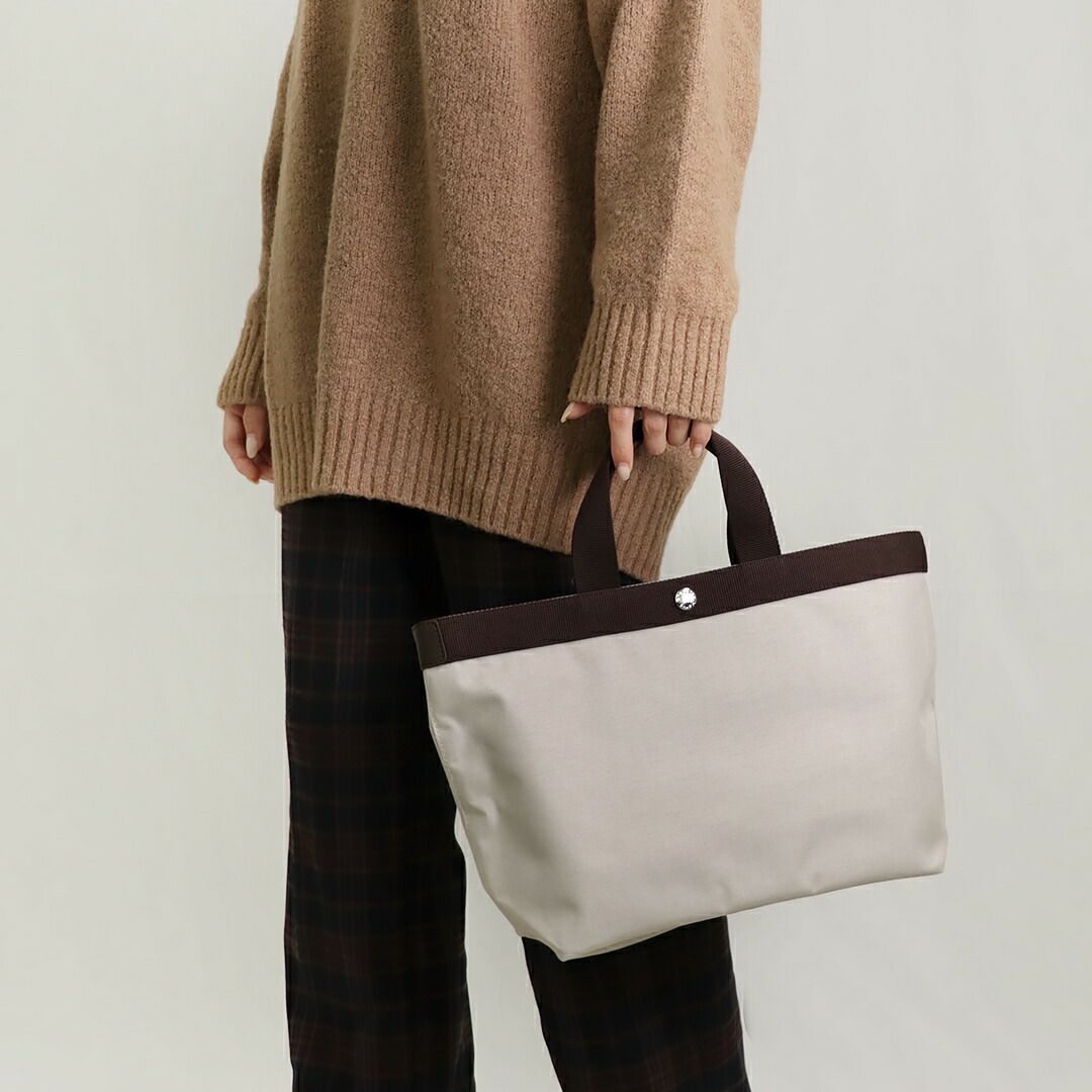 エルベシャプリエ バッグ トートバッグ HERVE CHAPELIER 704C コーデュラスクエアトートB5サイズ（M） 63/69 6369 Mastic Moka