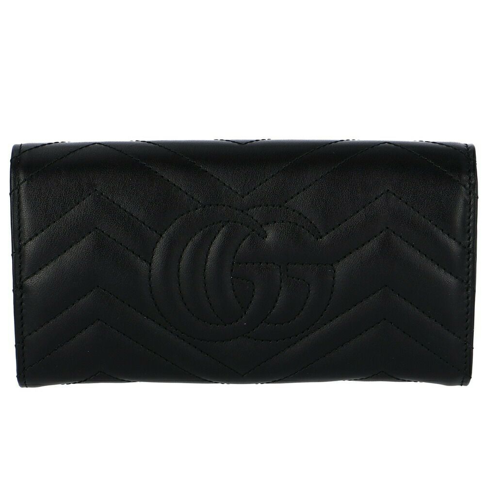 グッチ GUCCI 長財布 【GGマーモント：GG MARMONT 2.0】 443436 DTD1T ブラック(1000/NERO)