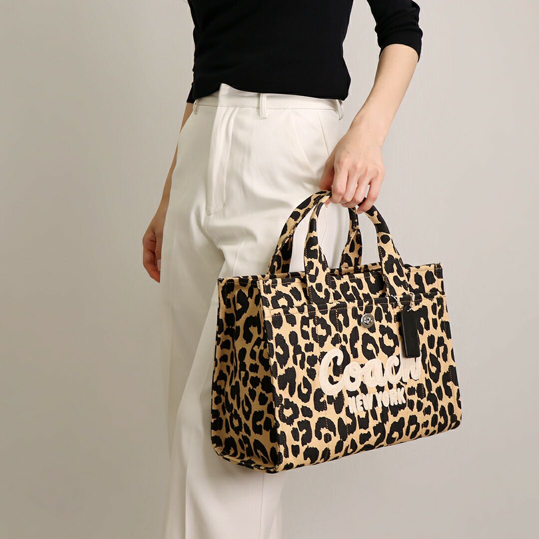 コーチ COACH 2WAYバッグ CP770 LHWLH カーゴトート レオパードプリント