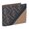 フェンディ FENDI メンズ 折財布 二つ折財布 小銭入れ付き 7M0001 AJF8 F1EGA TAB.MR+SAND+NERO+P