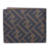 フェンディ FENDI メンズ 折財布 二つ折財布 小銭入れ付き 7M0001 AJF8 F1EGA TAB.MR+SAND+NERO+P