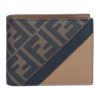 フェンディ FENDI メンズ 折財布 二つ折財布 小銭入れ付き 7M0001 AJF8 F1EGA TAB.MR+SAND+NERO+P