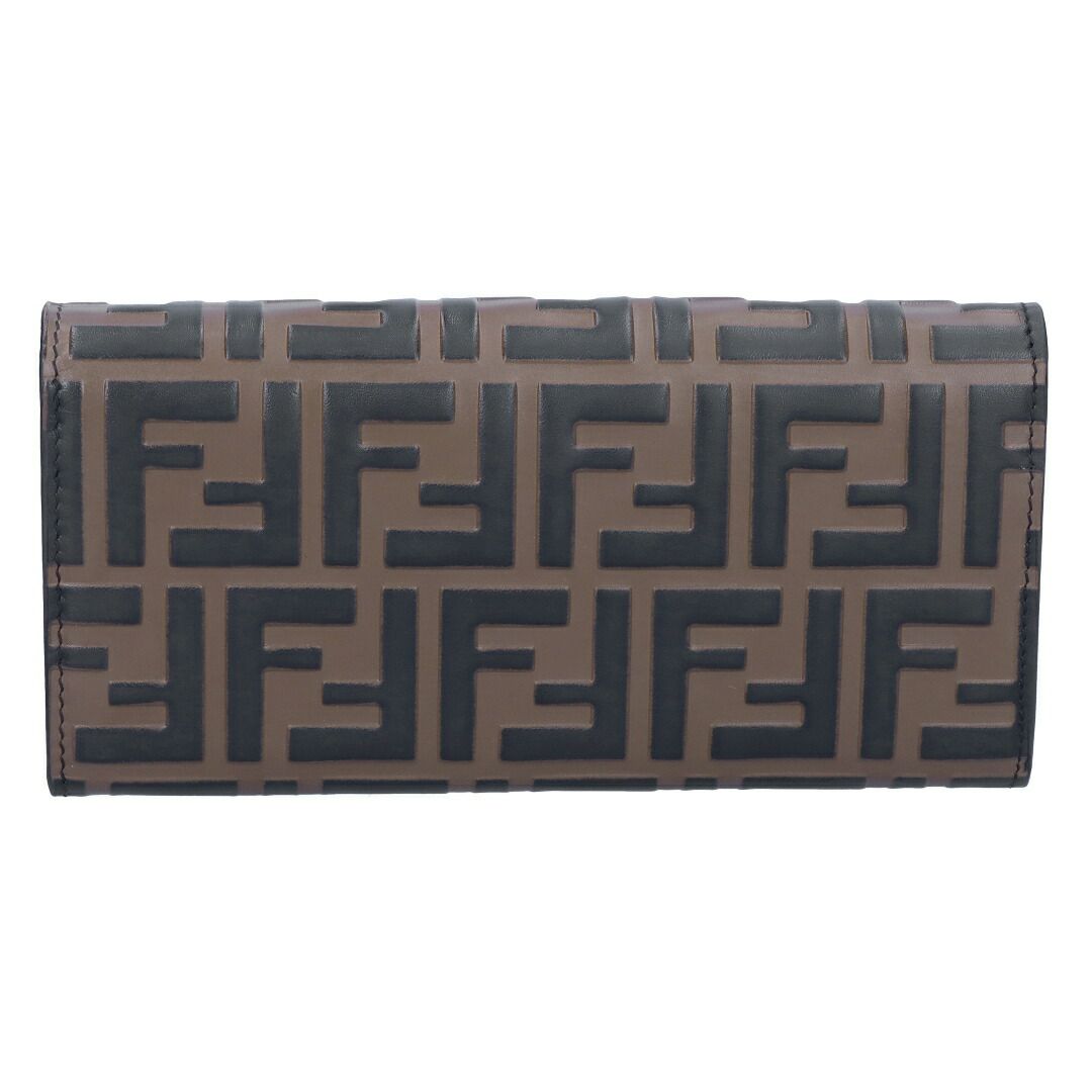 フェンディ FENDI 財布 長財布 チェーンウォレット コンチネンタルウォレット FFダイヤモンド 8M0365 ADYM F13VK BICOLOR/VIT CEYLON