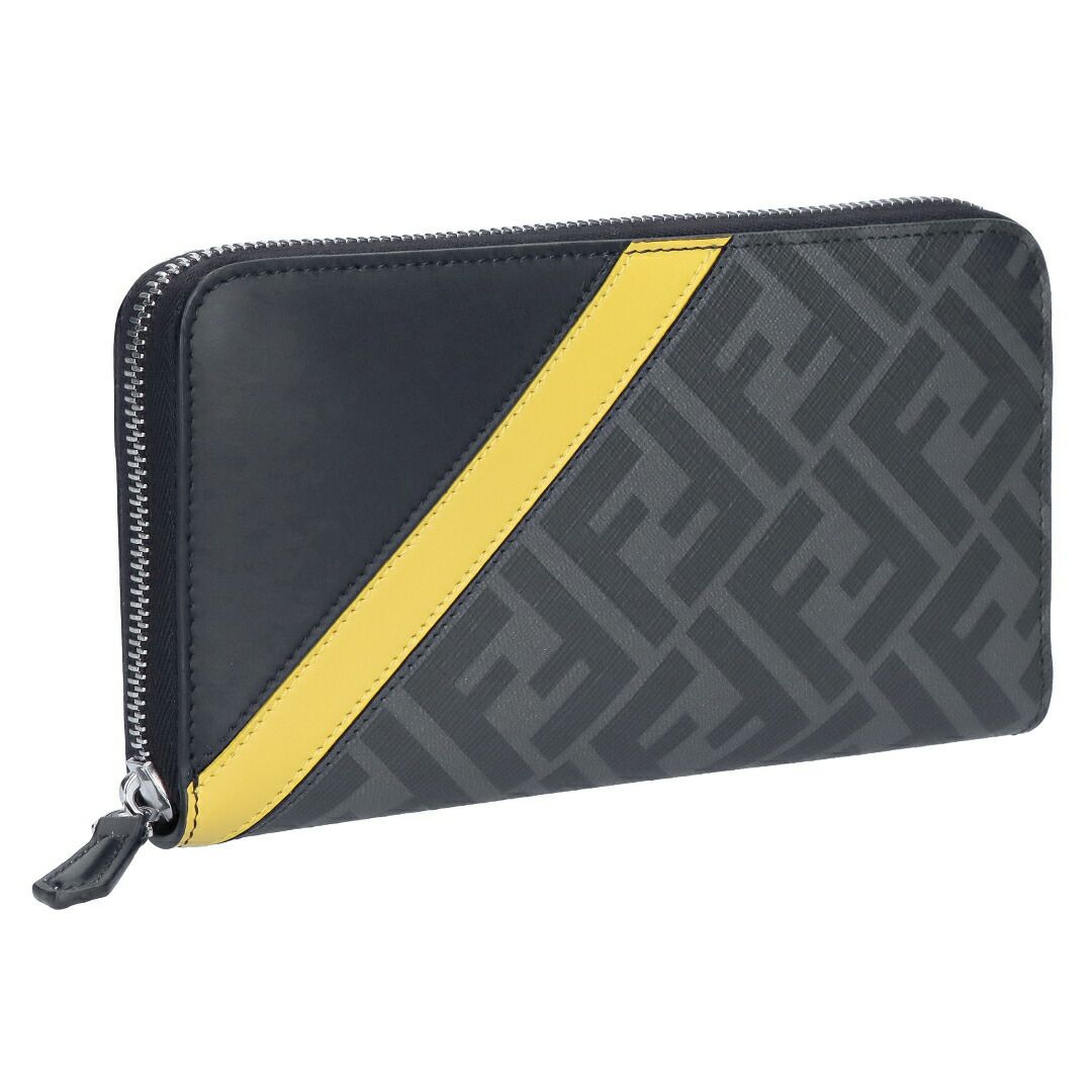 フェンディ FENDI 長財布 7M0210 A9XS F0R2A NERO+SUNFLOWER+PALL