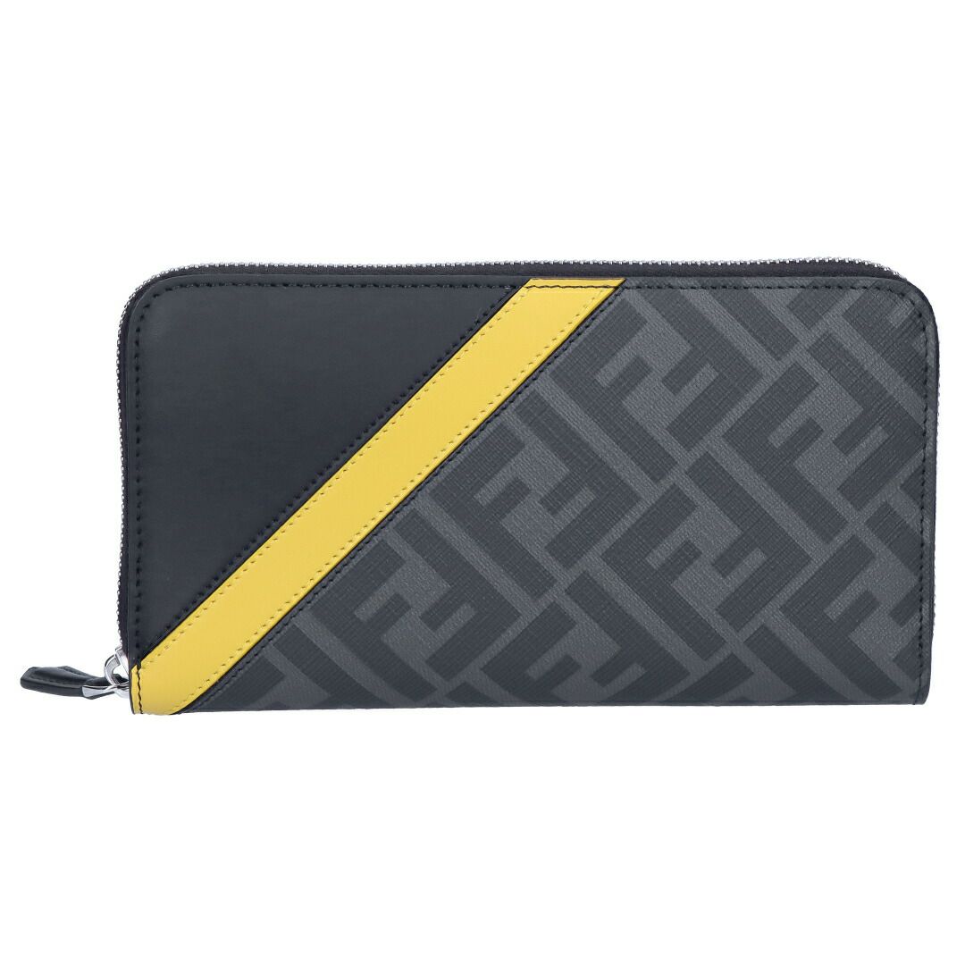 フェンディ FENDI 長財布 7M0210 A9XS F0R2A NERO+SUNFLOWER+PALL