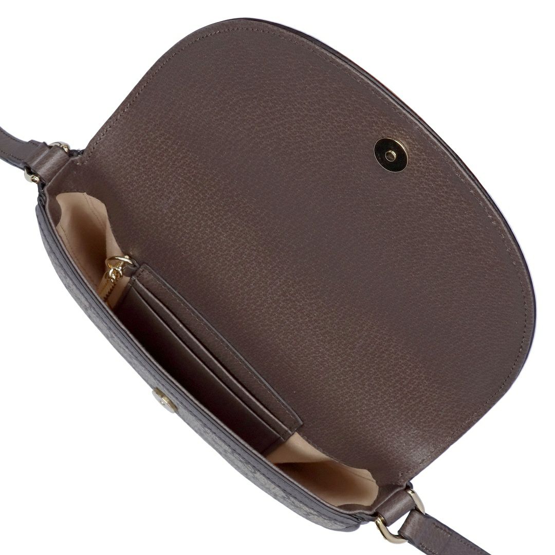 グッチ GUCCI ショルダーバッグ OPHIDIA オフィディア 757309 96IWG 8745 ベージュ＆エボニー