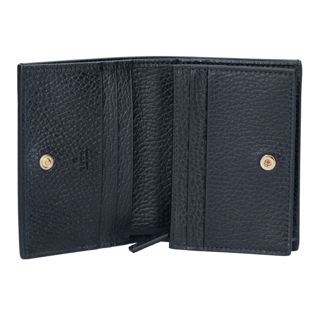 グッチ GUCCI 折財布 GG MARMONT マーモント 658610 17WAG 1283 ベージュ＆エボニー