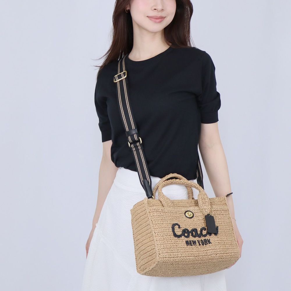 コーチ COACH 2WAYバッグ かごバッグ カーゴ トート バッグ 26 CAM62 B4/NA