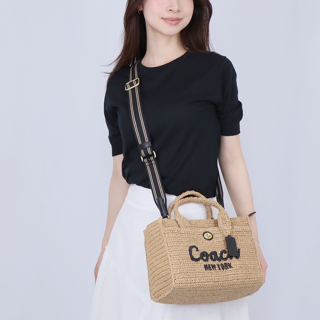 コーチ COACH 2WAYバッグ かごバッグ カーゴ トート バッグ 26 CAM62 B4/NA