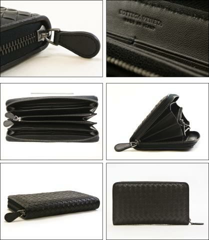 ボッテガ・ヴェネタ 長財布 イントレチャート BOTTEGA VENETA 275064 V3UN1 1275 ブラック