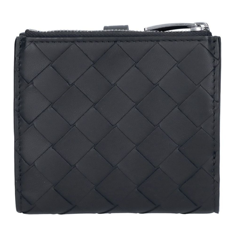ボッテガヴェネタ 折財布 イントレチャート 600270 V3UH2 8803 ブラック BOTTEGA VENETA