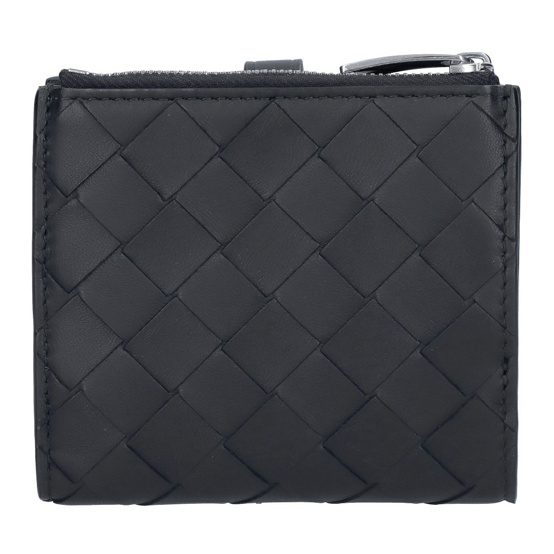 ボッテガヴェネタ 折財布 イントレチャート 600270 V3UH2 8803 ブラック BOTTEGA VENETA