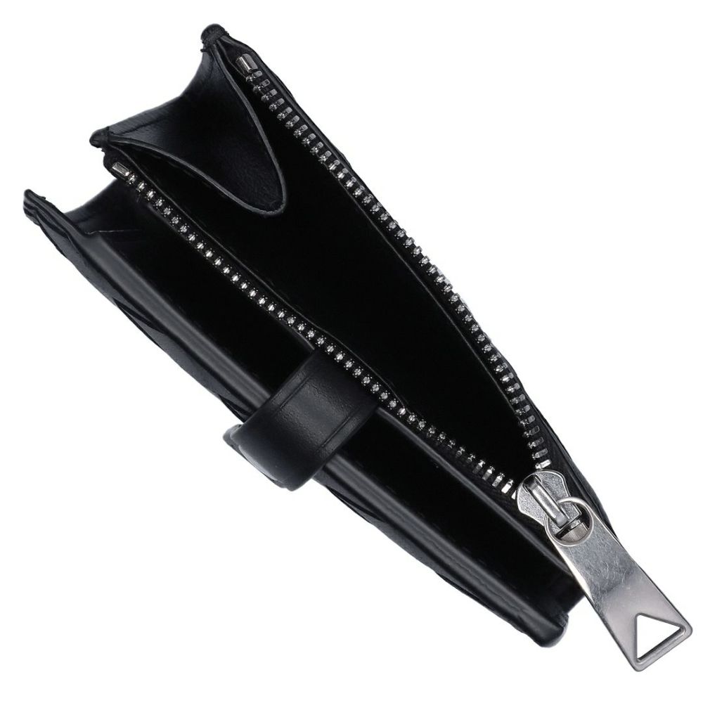 ボッテガヴェネタ 折財布 イントレチャート 600270 V3UH2 8803 ブラック BOTTEGA VENETA